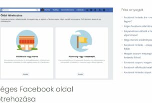 Érdekel a céges Facebook oldal létrehozása?